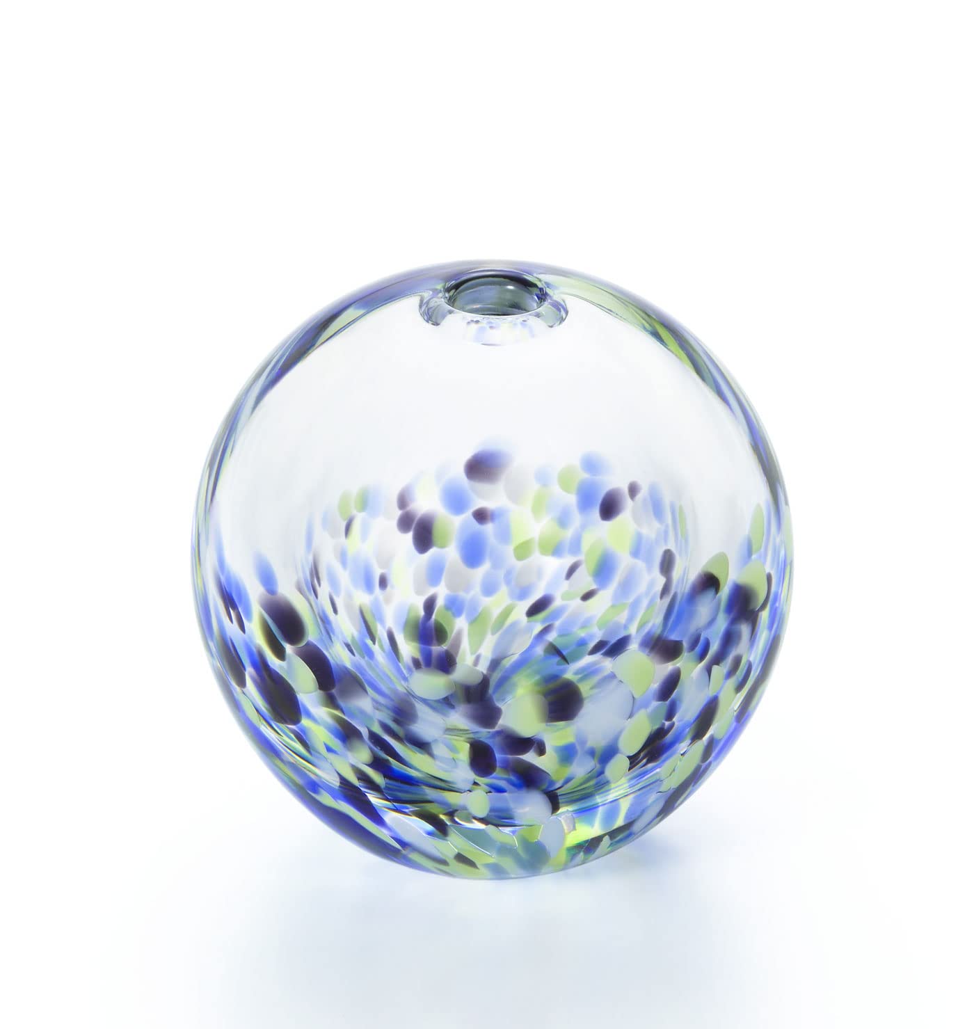 

Адерия (АДЕРИЯ) Ваза из стекла Цугару, дизайн «Вечерний светлячок», сделано в Японии, в подарочной коробке. Стильная стеклянная ваза для сухоцветов. Идеально в качестве подарка для