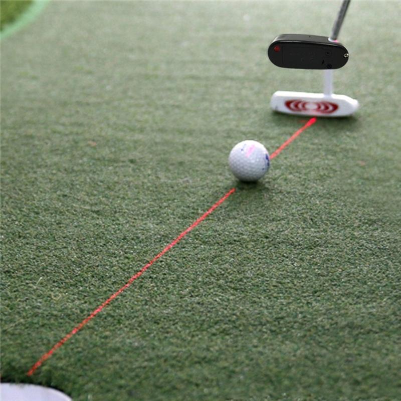 Putter da Golf Mirino Laser Puntatore Ausili per l'Allenamento del Golf Pratica del Putt Correttore del Piano di Swing Indicatore di Postura Laser