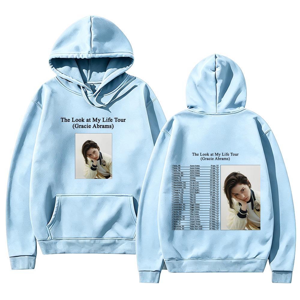 The Look At My Life Tour Gracie Abrams Hoodies Herren Damen Ästhetische Retro Sweatshirts Unisex Neu High Street Übergroße Pullover