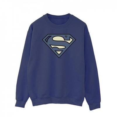 Mens Superman Indigo Blue Logo Sweatshirt