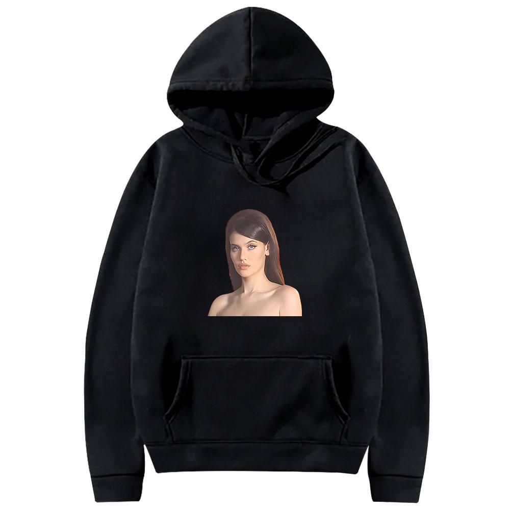 Sienna Spiro Besucher Cover Hoodies Mode Lässiges Oberteil Damen Langarm Kordelzug Kapuzenpullover Streetwear Pullover Kapuzenpullover