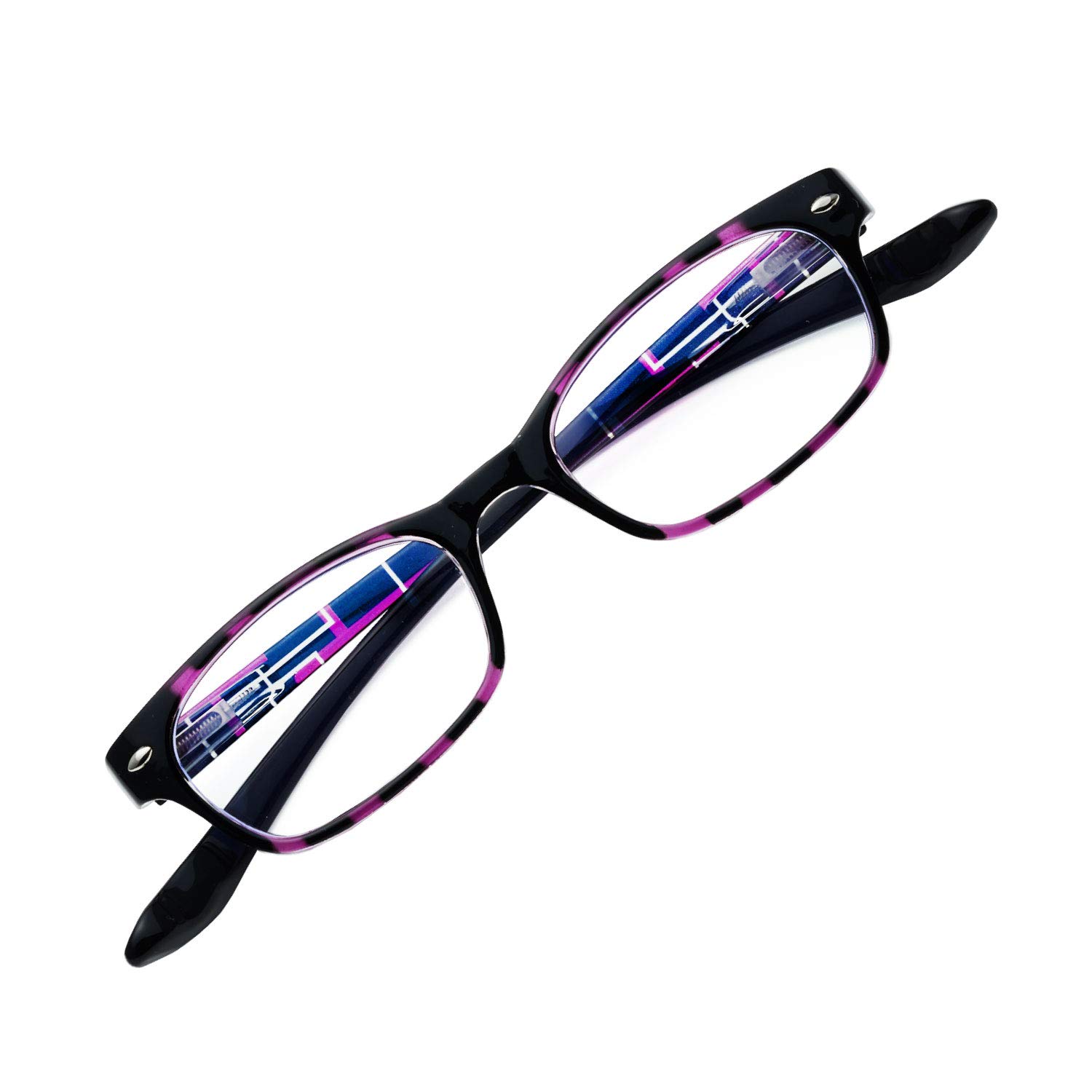 

Очки для чтения Blue Light Cut Purple Гарантия 3 месяца Очки для пожилых людей Компактные стильные очки [PrePiar] 2.0 Мужские Женские