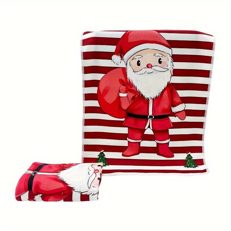 Christmas Kitchen Towels Hand Towels Xmas Santa Dish Towels Christmas Decorative Towel Gifts for Kitchen Holiday Xmas Bathroom