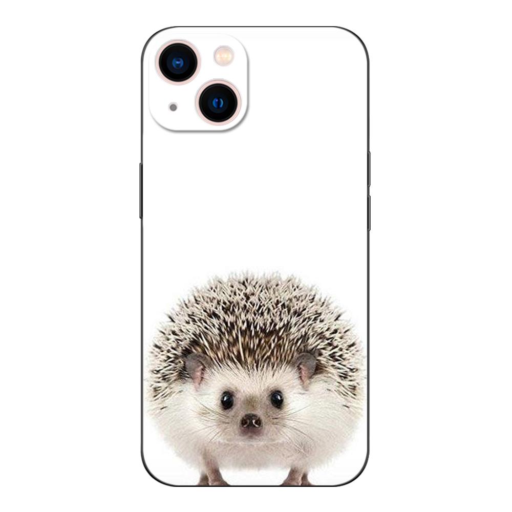 Black Tpu Case For Huawei P30 Lite P30 Pro P40 LITE E P Smart 2020 Cover Hedgehog