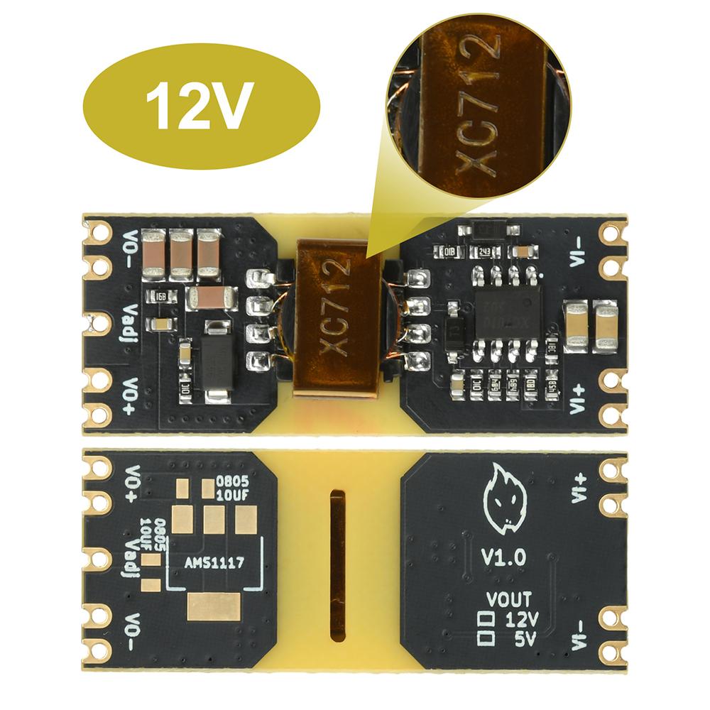 XC7010 Isolated Power Module Buck Converter DC 15-70V Input To DC 5V 12V Output Step Down Module Stabilizer Reserved for LDO