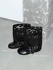 Short Boots Women'S Summer Fashion High Heel Boots Women'S Black Medium Tube Pile Boots Women'S