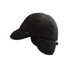 Cappello da trapper ispessito, tinta unita semplice, isolato per il freddo, per esterni