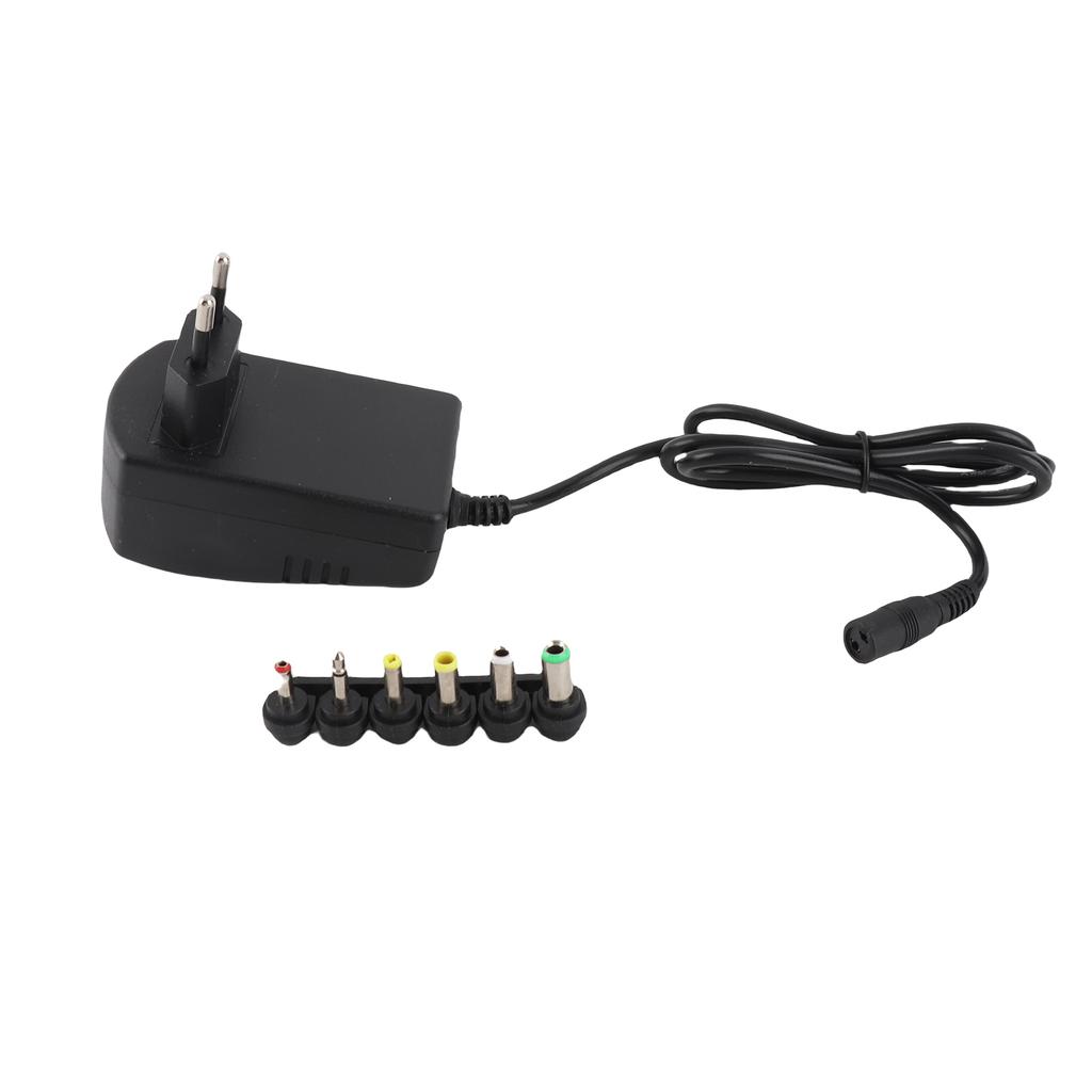 Universal 30W 3V 12V Adjustable Voltage Power Adapter With 6 Connectors