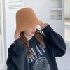 Poggle Wide Bucket Hat Women's Winter Fleece Bucket Hat