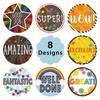 500pcs Reward Stickers, Children, Teacher, Classroom, School, Work, Study, Training Stickers, Handmade Self Adhesive Labels