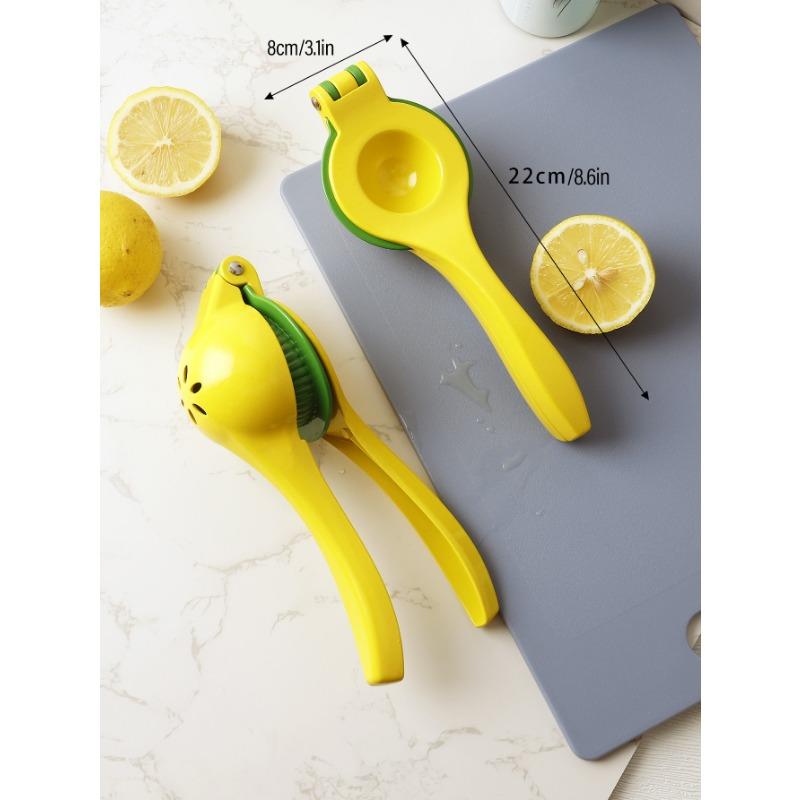 Manual Juicer Aluminum Alloy Juicer Portable Practical Kitchen Tool Thickened Arc Design Hand Pressed Fruit Orange Lemon Juicer