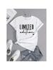 Sports Running Wounisex's Activewear Letter Printed Causal Round Neck T-Shirt Short Sleeves