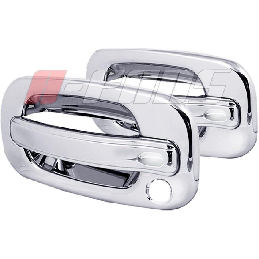 

2 Хромированные накладки на дверные ручки без отверстия для ключа пассажирской двери для Chevrolet TAHOE 2000-2006 / SILVERADO 2000-2006 / SUBURBAN 2000-2006 / & / GMC SIERRA