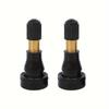 Tire Valve Stem Kit 10Pcs TR412-TR415 Assorted Sizes with Protective Cover for Auto Tubeless Tire Repair