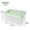 Stackable 3-Layer Refrigerator Dumpling Storage Box