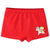 Girls' 2026 Year of the Dragon Red Cotton Boxer Briefs, Breathable Class A Shorts for Children