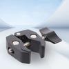 Multipurpose Super Crabbing Clamp with 1/4inch 3/8inch Thread Thumb Screw Adapter Pipe Clip Rod Clamp for Camera/Light