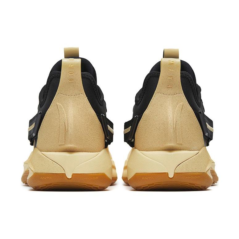 Anta Gh3 De Mu Shock Absorption Non-Slip Wear-Resistant Low-Top Basketball Shoes Men Sneakers Yellow Black 112241103-3