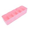 5 Grid Bra Socks Underwear Ties Divider Closet Container Storage Box Holder,