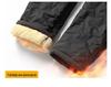 Men's Plus Size Velvet-Lined Cotton Pants - Warm Casual Lambswool Trousers for Middle-Aged & Elderly, Suitable for Autumn/Winter.