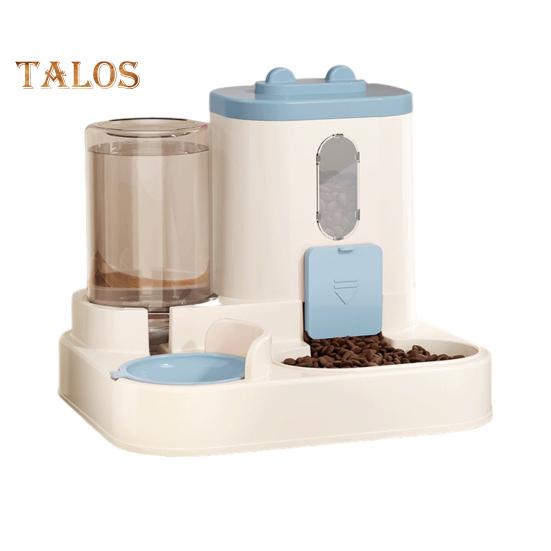 2-in-1-Futterautomat für Haustiere, 1600 ml Futternapf und 800 ml Wasserspender-Set, Tierbedarf für kleine, mittelgroße und große Katzen