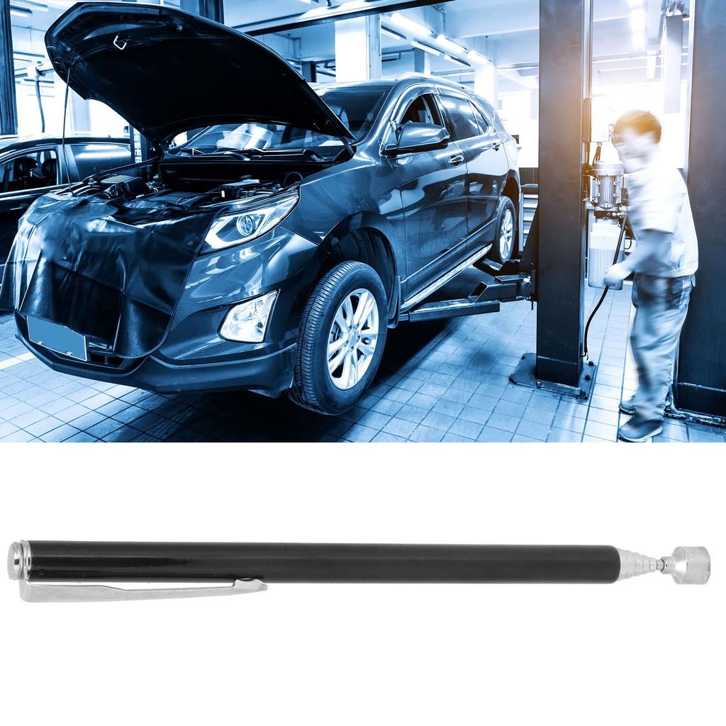 2lb Permanent Magnet Pickup Pen Stainless Steel Telescopic Picker Tools with Clip