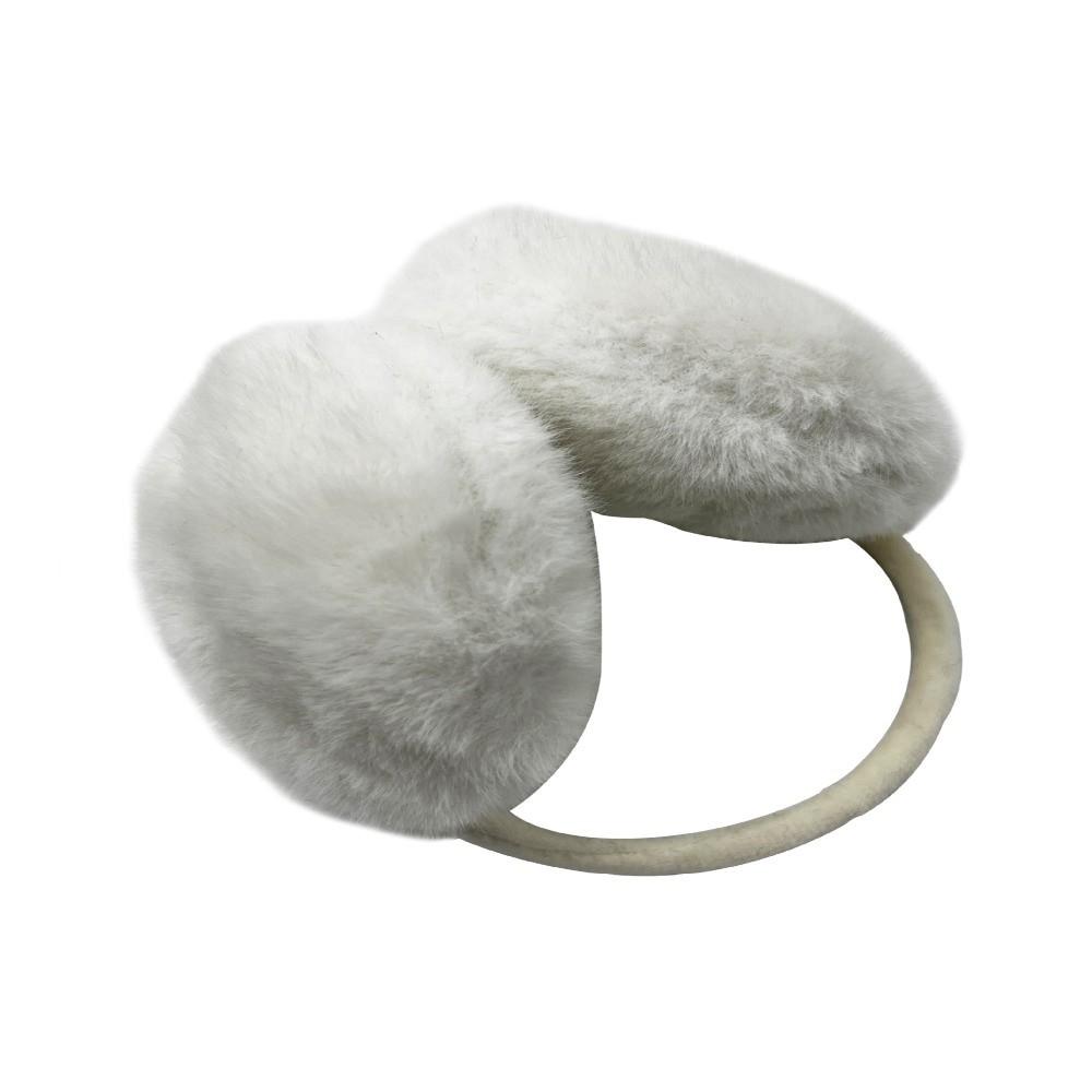 

Флисовые Плюшевые Теплые Наушники с Защитой Ушей За головой Защита Ушей Модные Зимние Наушники Унисекс белый