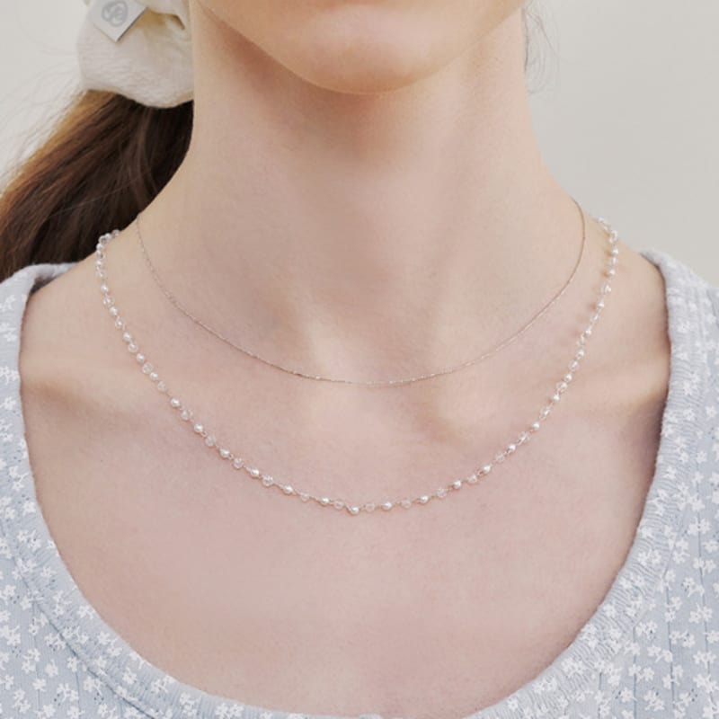 

ENGBROX starry layered necklace set silver