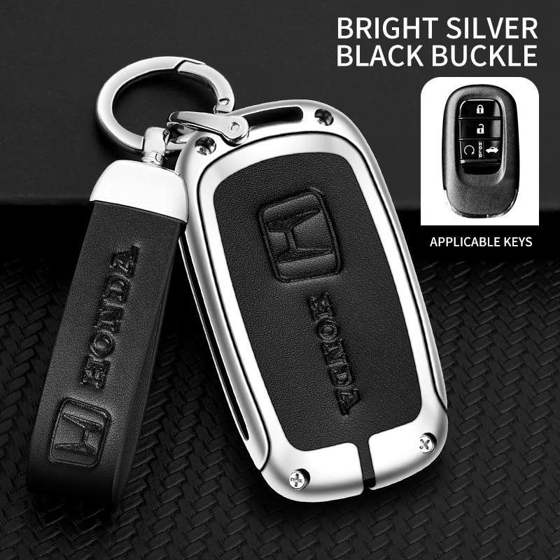 Fashion Car Key Case Cover for Honda Crv Binzhi Ling Pai XRV Xiangyu Smart Remote Protector Keychain Interior Accessories