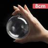 1/20Pcs Fillable Transparent Hanging Balls Plastic Christmas Ornaments Hollow Decorative Hanging Balls Xmas Tree Pendant Supply