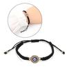 Blaues Nazar-Armband Gutes Glücksband Geflochtene Handgelenkkette Verstellbares Charm-Armband für Paare Liebhaber Damen & Mädchen