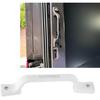 Akozon Grab Handle,Rv Door Handle Grab Bar 9.25in Plastic Rv Entry Handle Grab Bar White for RV Trailer Camper Motor Home Yacht