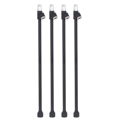 4PCS 14 Inch  Chuck 1/4in FNPT Extended Reach Straight Foot   Tire Inflation Chuck for RV