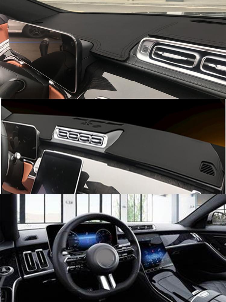 For Benz S-Class S480 S580 S680 W223 Dashmat Dashboard Cover Instrument Panel Sunscreen Insulation Protective Pad Ornaments