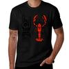 Rock Lobster B52s Original Linolschnitt mit Buntstift T-Shirt Unisex Grafische T-Shirts T-Shirts mit Aufdrucken T-Shirt