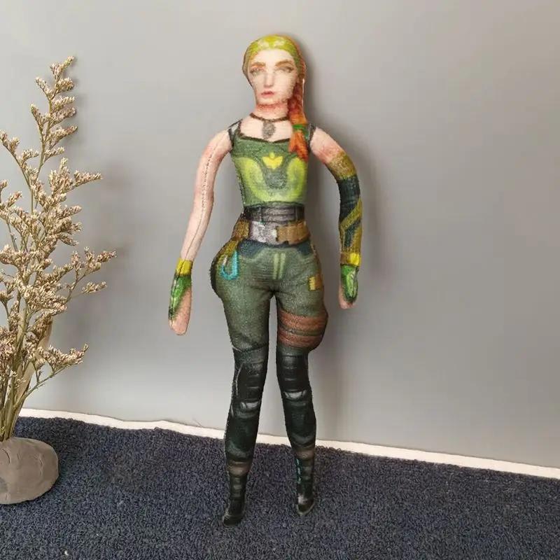 25cm Valorant Action Model Toy Flexible Poseable Character Creative Collection Gift for Fans Desk Decoration