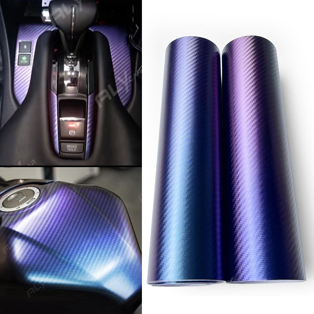 High Gloss 6D/9D Carbon Fiber Black Red Motorcycle Stickers for Car Vinyls Forged Carbon Wrap Vinyl Paper for Car Wrapping Film