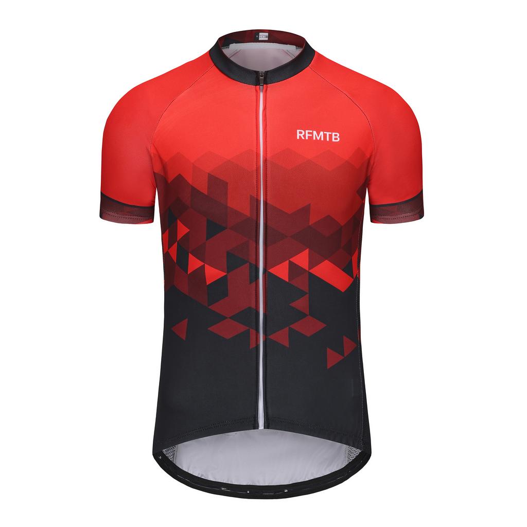 Profesjonalna koszulka kolarska z krótkim rękawem Maillot Ciclismo Męskie zestawy koszulek kolarskich Letni oddychający strój kolarski