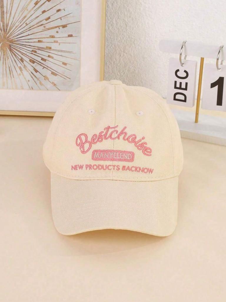 letter best wishes unisex all season fashionable pure cotton retro  baseball cap