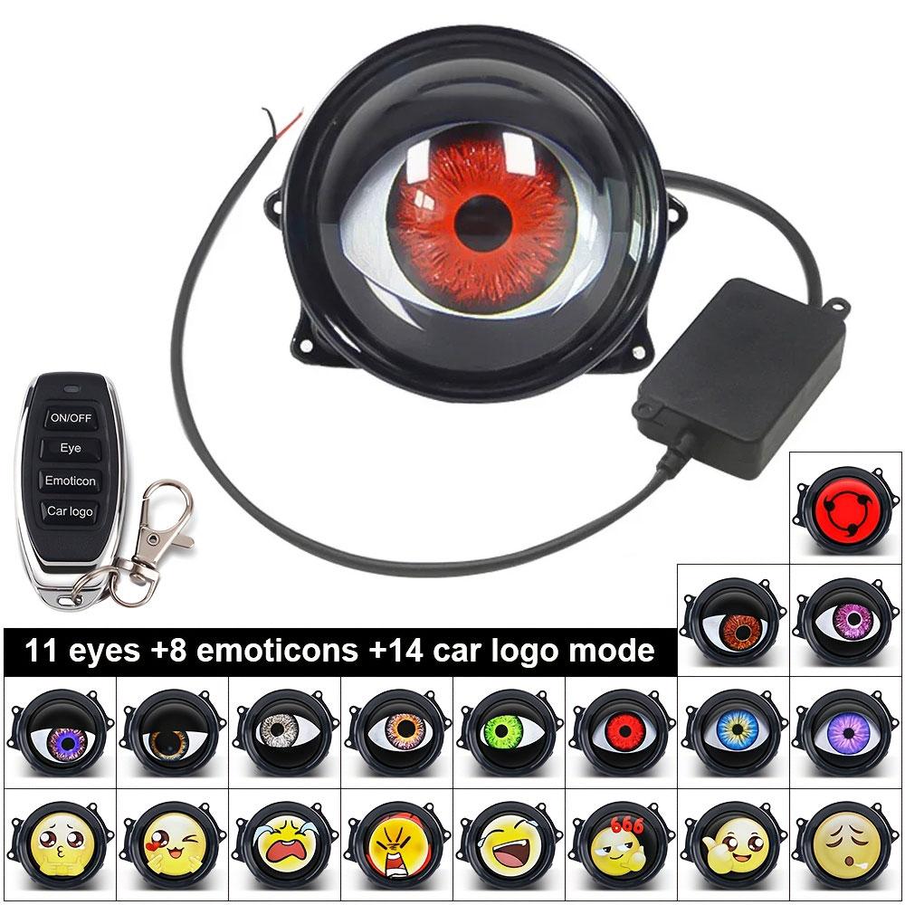 Dynamic Devil Eyes 3 Inch LED Lights 33 Models 12-36V Eyes Retrofit Kits for Car Motorcycle Accessories
