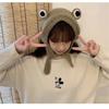 Cute Women  Beanie Hat Warm Warm Hat Cap Ladies Fashion Knitted  Frog Hat  Party Use