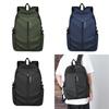 Simple Color Solid Letter Print Student Large Capacity Backpack School For
