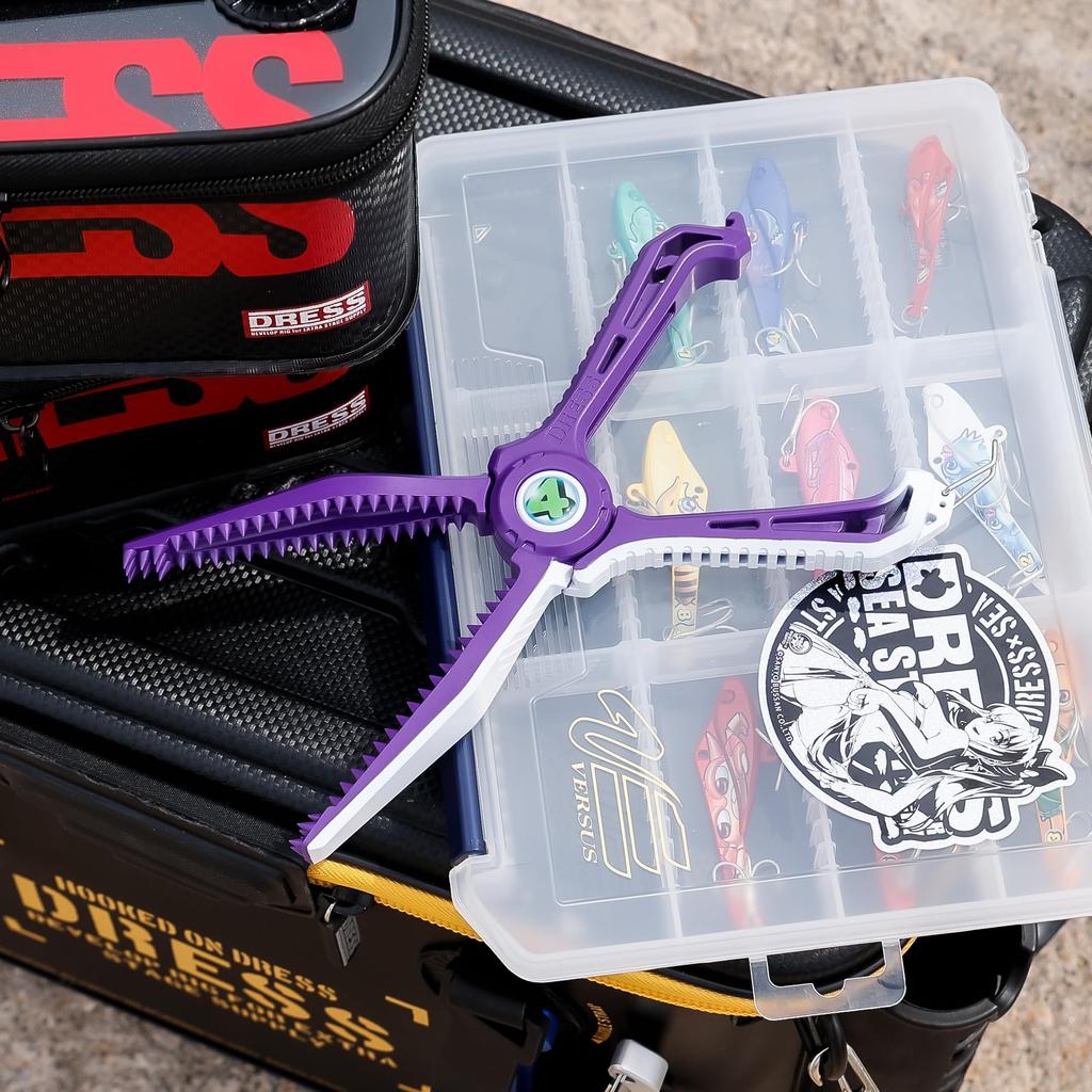 Dress X Umi Monogatari Ura Shark Shark Grip Collaboration Fish Grip Fishing Pliers Ultra Lightweight 75g Super Strong Hold