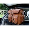 Bag Leather Genuine Shoulder Messenger Men's Vintage Laptop Men Briefcase Brown