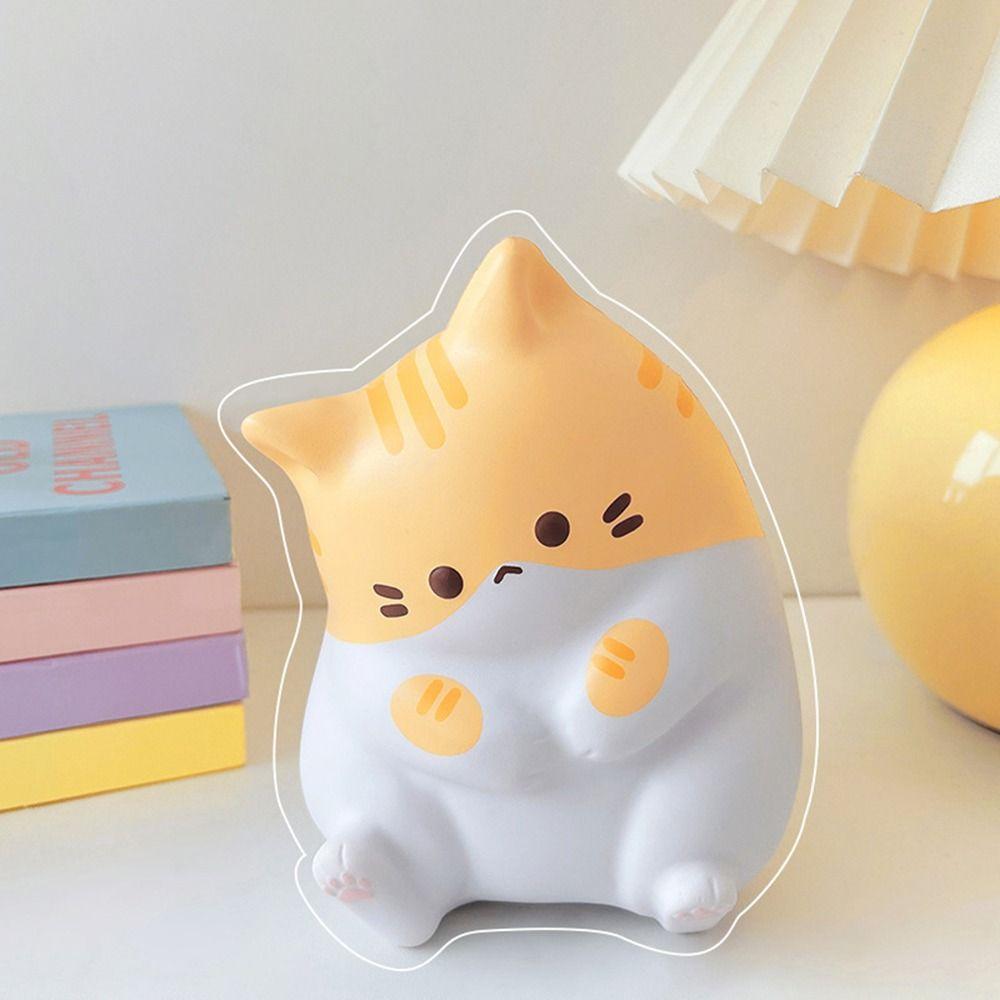 Cartoon Cat Squeeze Toys Slow Rebound Release Anxiety Toy Kawaii Decompression Doll