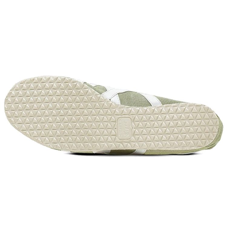 Onitsuka Tiger Mexico 66 Shock Absorbing Non-Slip Durable Low-Top Casual Shoes Unisex sneaker Green White D608N-7301