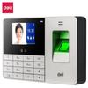 Deli 13751 Face & Fingerprint Time Attendance Machine CN Plug (adapter Included)