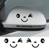 Car Reviewer Mirror Vinyl Stickers for BMW Ford Nissan Kia Jeep Lada Toyota Auto Cute Smile Graphics Decals Tuning Accessories