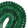 Natural Stone Beads 4 6 8 10 12 mm Dark Green Chalcedony Jade Round Loose Spacer Beads For Jewelry Making DIY Bracelets Necklace