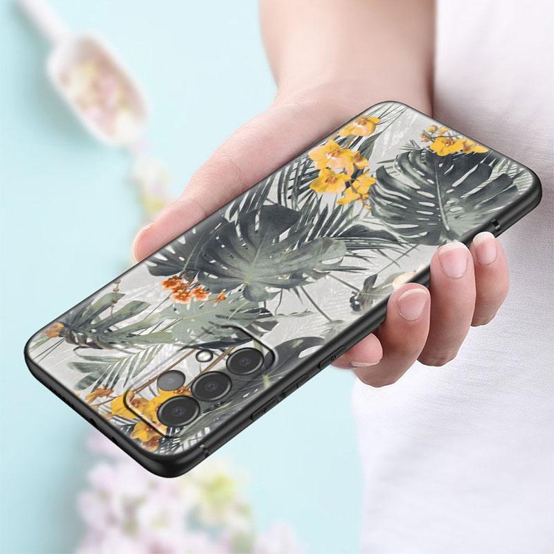 BlumenBlatt Handyhülle für iPhone Samsung Galaxy Redmi Xiaomi Oppo OnePlus Note SA 7 8 9 10 11 12 13 14 20 21 22 23 53 54 Pro Max Plus Ultra TPU Soft